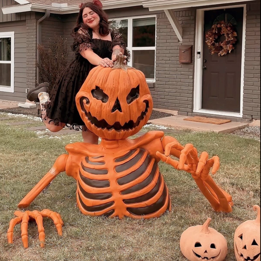 🎃Halloween Pre-Sale 80% OFF-Ground Breaking Pumpkin Skeleton